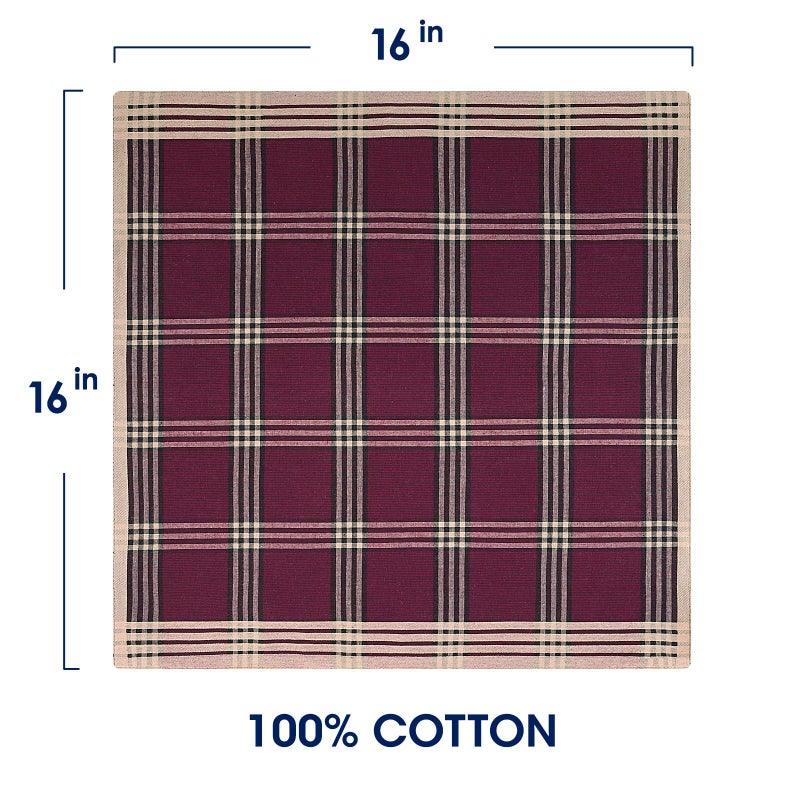 Selected Hanky 100% Cotton Men's Handkerchiefs 6 Piece Gift Set-5 - Image 3